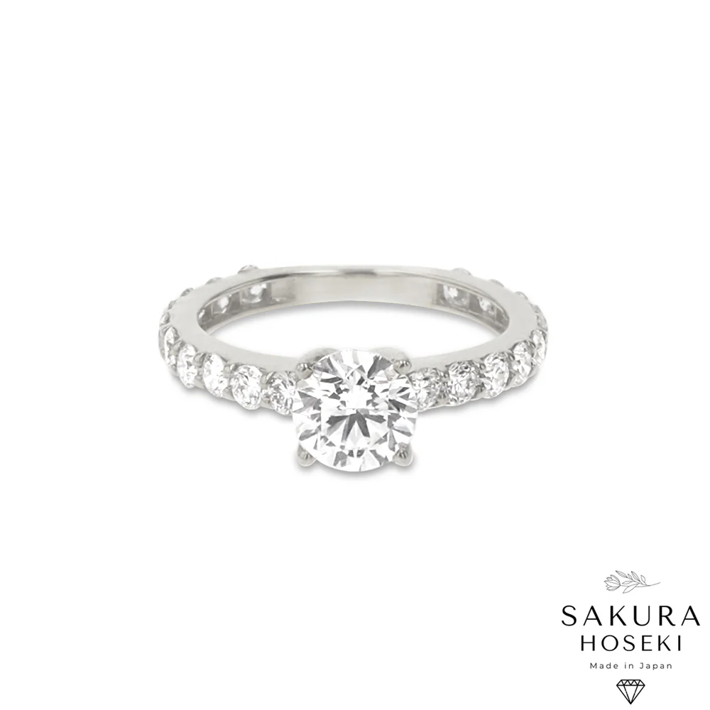 Bridal Engagement Ring White Gold
