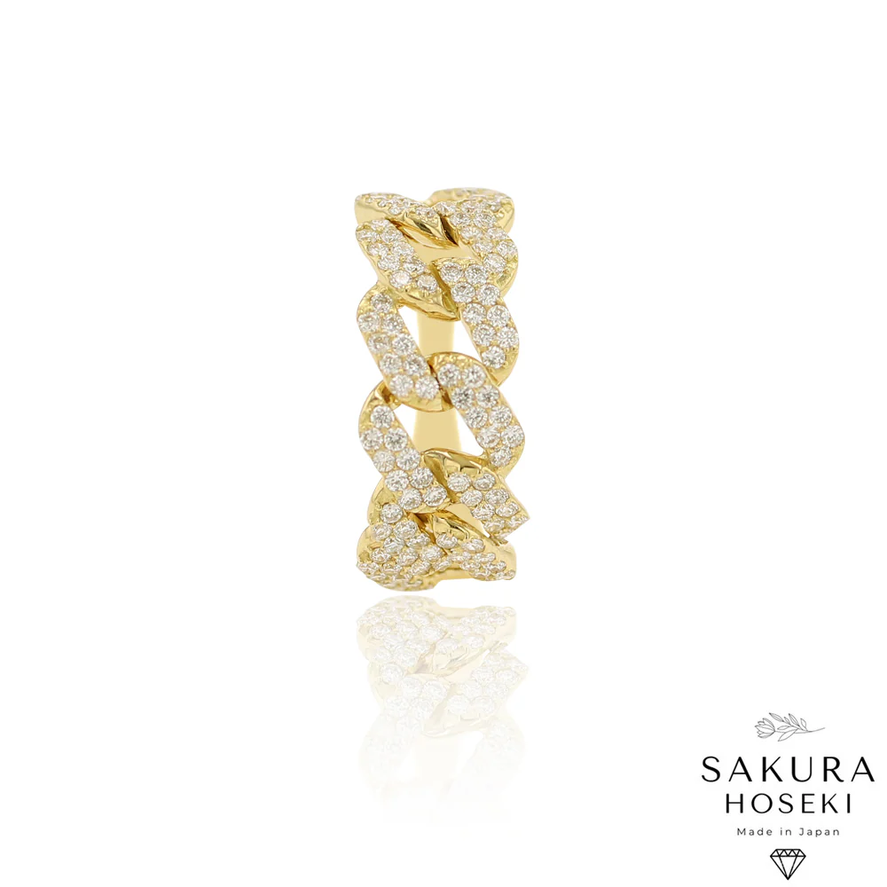 Cuban Ring Yellow Gold