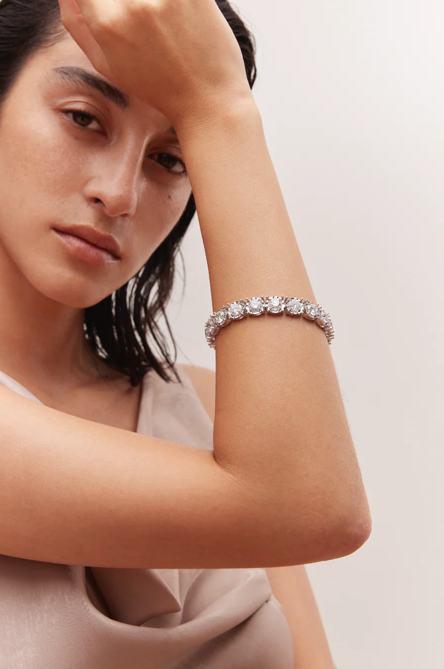 Miracle Tennis Bracelet Yellow Gold - Image 2
