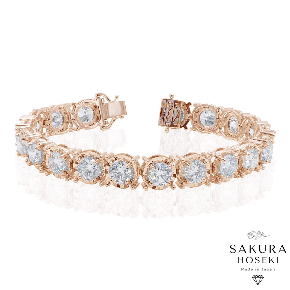 Miracle Tennis Bracelet Rose Gold - Image 5